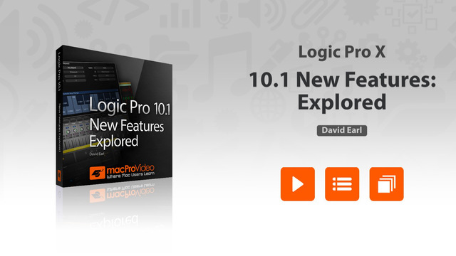 Course For Logic Pro X - 10.1 New Features Explored