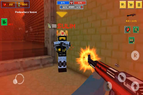 Pixel Z Hunter - Survival Shooter Mini Block Game with Multiplayer screenshot 2
