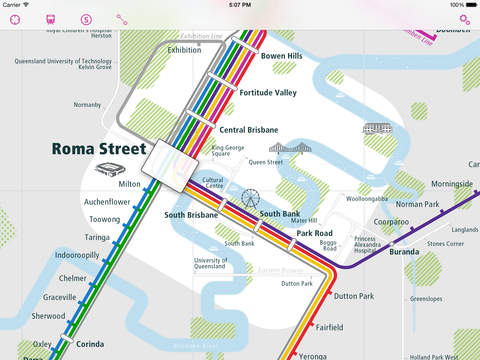 【免費旅遊App】Brisbane Rail Map-APP點子