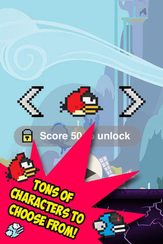 Flappy Spring Ninja Bird screenshot 2