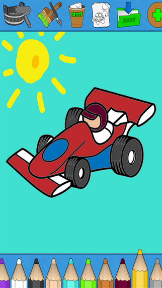 Coloring games Cars: Child's Play Draw and paint