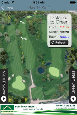 Calverley Golf GPS screenshot 3