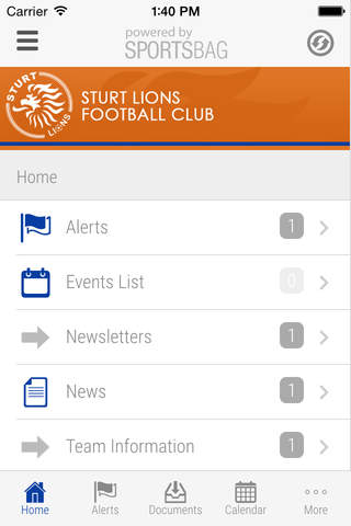 Sturt Lions Football Club - Sportsbag screenshot 2