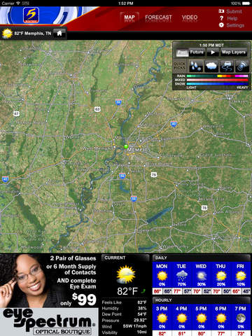 Action News 5 Memphis Storm Track for iPad
