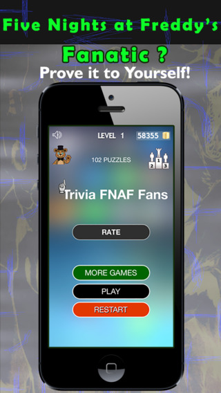 Trivia for FNAF Fan - Five Nights at Freddy’s Survival Horror Quiz