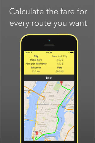 TaxiCheck - Taxometer and fare calculator screenshot 2