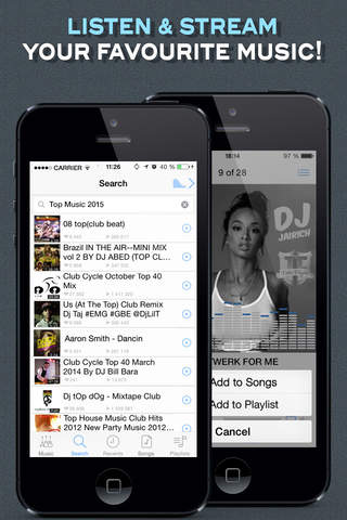 MP3 Manager Free - Unlimited Music, Mp3 Player & Streamer with Playlist. Enjoy it ! screenshot 2