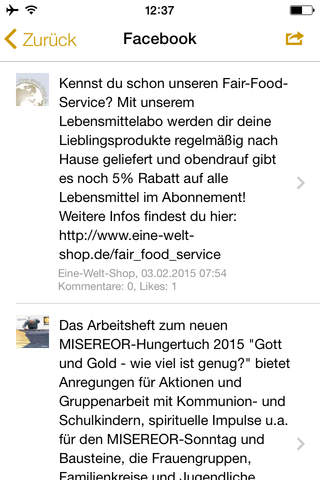 eine-welt-shop.de screenshot 3