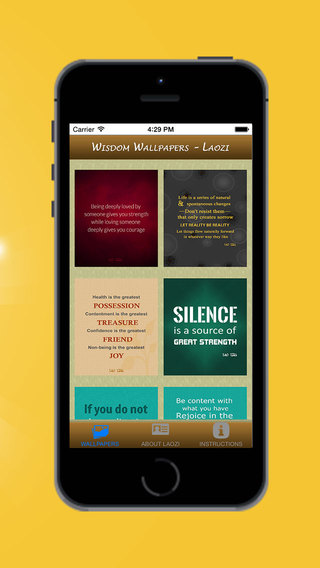 【免費書籍App】Wisdom Wallpapers-Laozi-APP點子