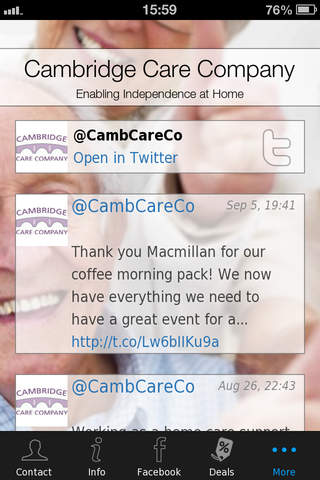 Cambridge Care Company screenshot 4