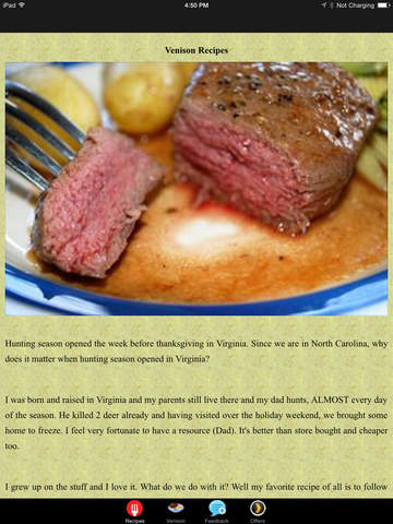 【免費生活App】Venison Recipes - Economical Wild Game Cooking-APP點子