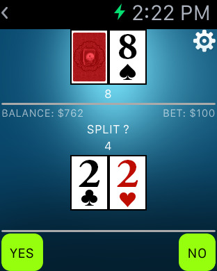 【免費遊戲App】Blackjack Anywhere - The Best Real Blackjack Game for your Apple Watch or your iPhone.-APP點子