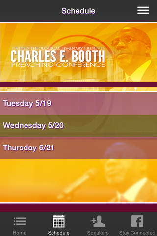 Charles E. Booth Preaching Conference screenshot 2
