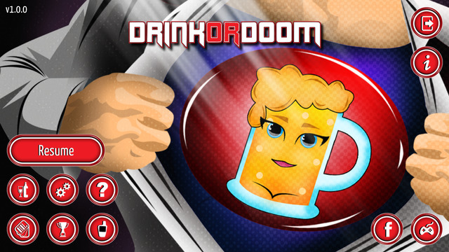 【免費遊戲App】Drink or Doom: Comic Book Themed Drinking Game - without cards, no props, perfect for Christmas and New Years Eve-APP點子