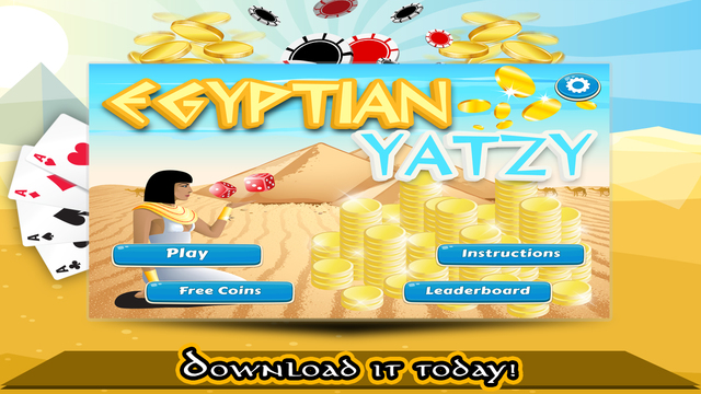 Egyptian Maxi Yatzy PRO - Yahtzee Dice Roller Simulator