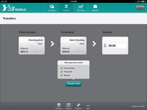 YNB Mobile – for iPad screenshot 4