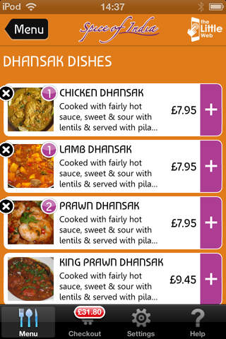 Spice Of India, Whitton. Contemporary Indian Cuisine screenshot 2