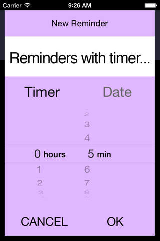 Remi - simple & bold reminder for your tasks and to-do lists with timer, alarm, countdown, snooze and nag screenshot 2
