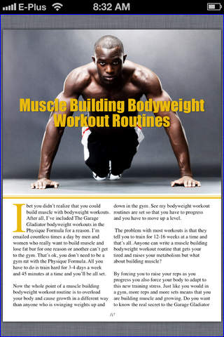 Bodyweight Workouts Magazine screenshot 3