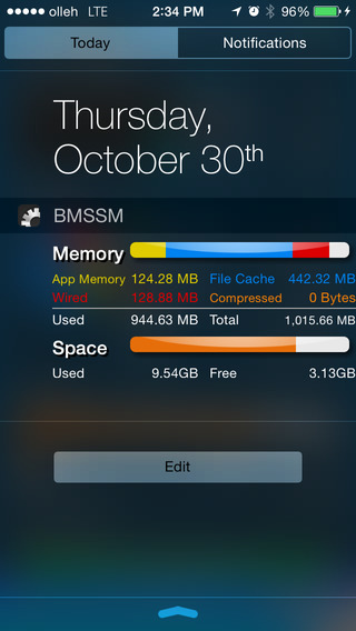 Battery Memory System Status Monitor