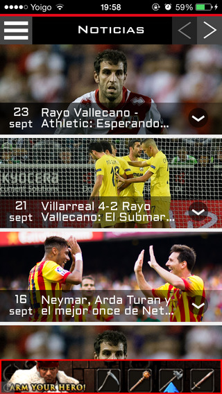 FutbolApp - Rayo Edition