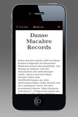 Danse Macabre Records screenshot 2