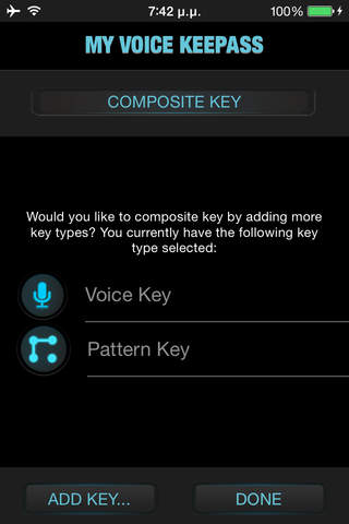 MVK Voice Biometric Password Manager screenshot 4