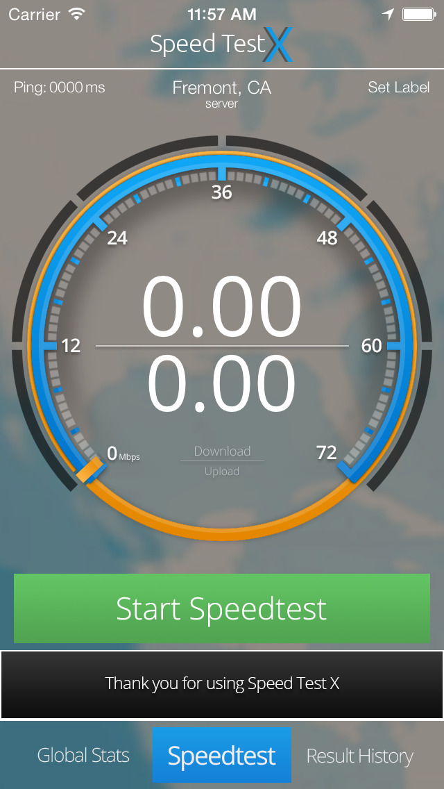 frontier speed test mobile