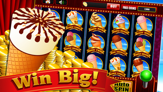 Frozen Delicious Ice Cream in the Candy Land Slots - Play the Casino Game