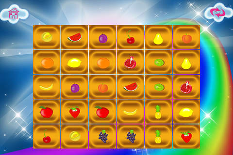 Fruits Magical Memory Match Flash Cards Game screenshot 4