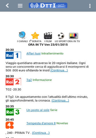 DttI - Guida TV Digitale screenshot 3
