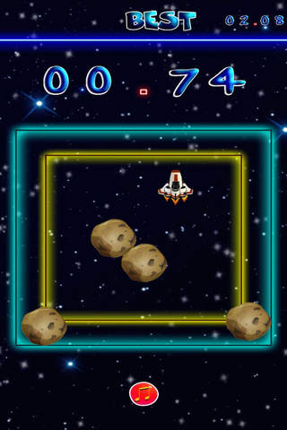 Escape The Space Asteroids - Amazing aeroplane speed challenge game screenshot 3