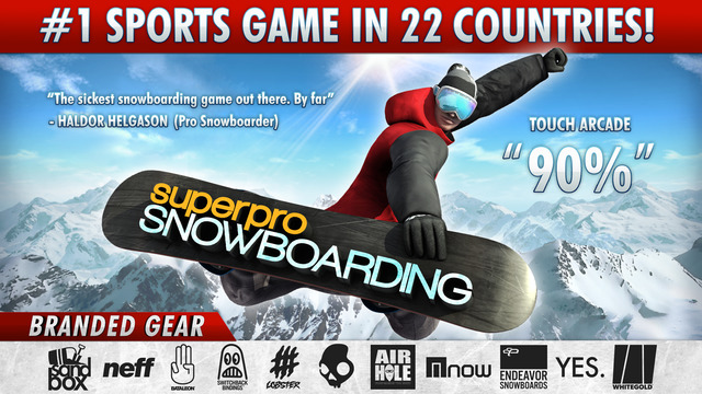 SuperPro Snowboarding - 超级滑雪[iOS]丨反斗限免