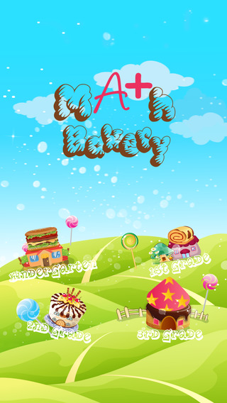 A+ Math Bakery: K 1st 2nd 3rd Grade the early learning mobile app star