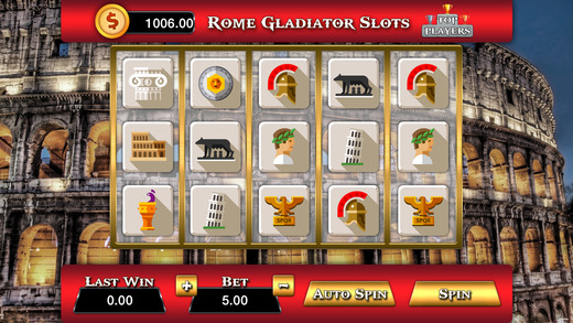 Ancient Rome Gladiator Slots Wild Bonanza Cherries - Win Progressive Jackpot Journey Slot Machine