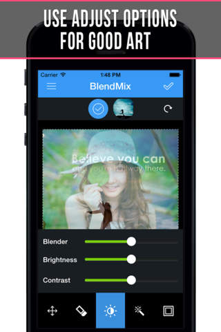 BlendMix Free - Double exposure photo blender for Instagram, Facebook screenshot 4