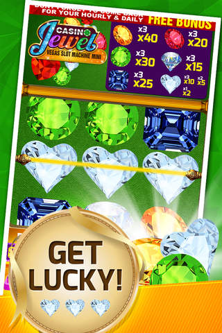 Lucky Jewel Slots Machine - Spin The Wheel of Fortune screenshot 3