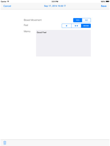 【免費健康App】Toilet Diary ( bowel movement )-APP點子