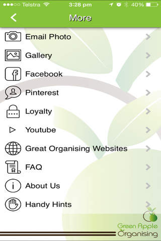 Green Apple Organising screenshot 3