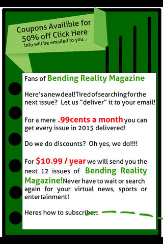 Bending Reality Magazine screenshot 4