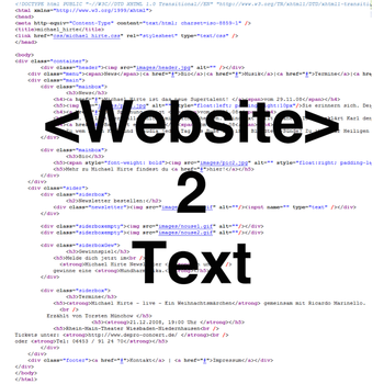 Website2Text LOGO-APP點子