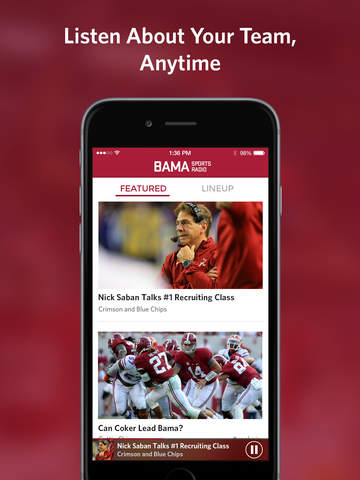 【免費運動App】Bama Sports Radio-APP點子