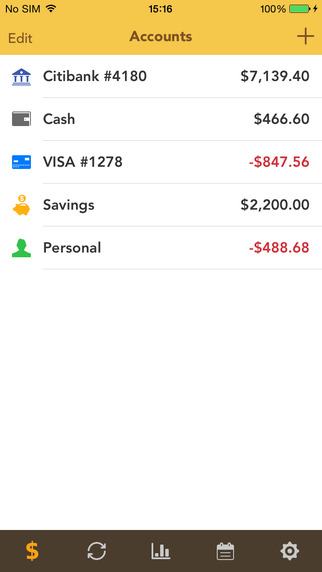 Checkbook - Spending Income Cashflow and Account Tracker