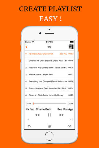Favorite Music Plus: Free Music Player - Playlist Manager - Time Player. screenshot 3
