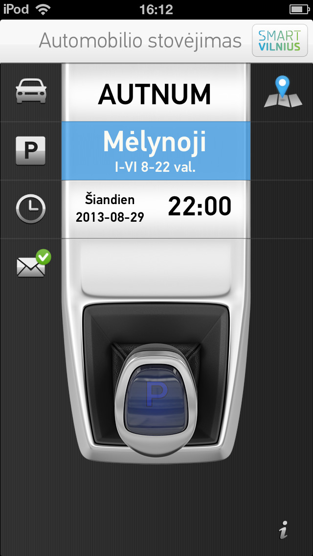 Screenshots of m.Parking for iPhone