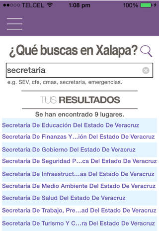 XalapaMiApp screenshot 2