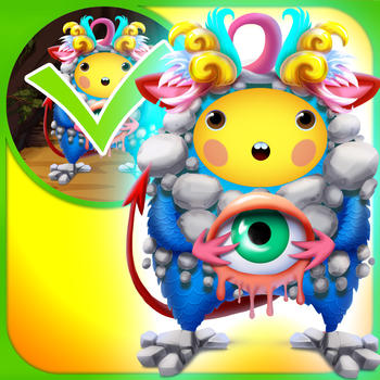 My Secret World Of Monsters Draw And Copy Club Game - Advert Free App LOGO-APP點子