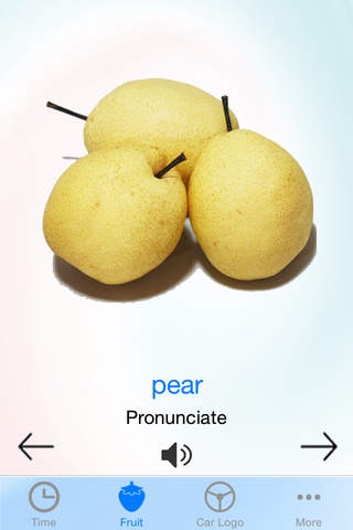 Baby Learn - ( Time + Car Logo + Fruit ) + English Pronunciation screenshot 2