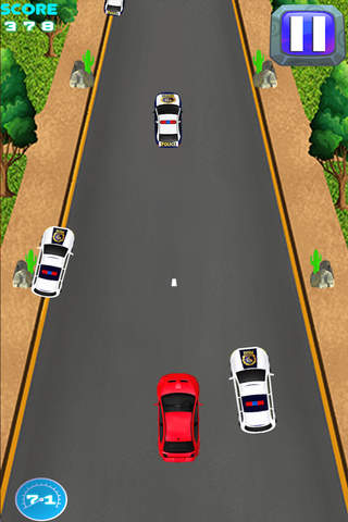 `AAA Police Chase! Outlaw Fantasy Racing Mania` - Dream Street Max Speed Car drifting screenshot 3