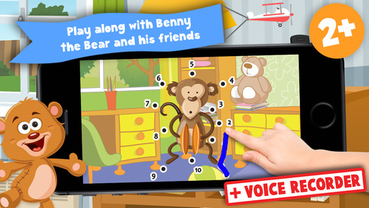 Free Kids Toys Puzzle Teach me Tracing and Counting - Learn about teddy bears and dolls for boys and
